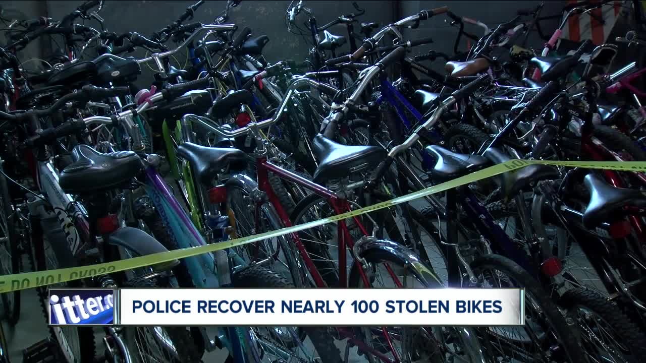 Police recover large amount of stolen bikes