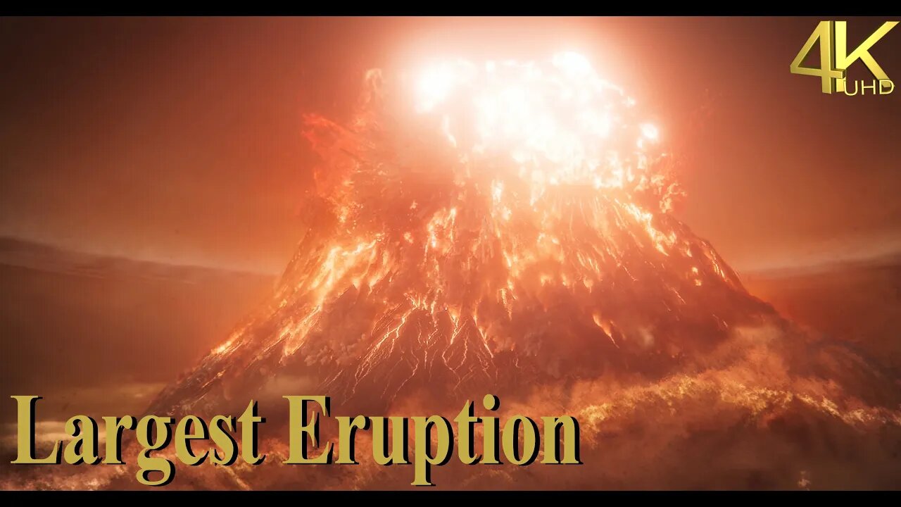 [4K] Learning Lesson Video: The largest volcanic eruption