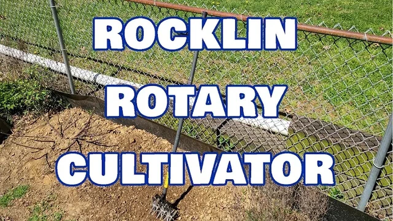 Rocklin Industry All metal long handle rotary cultivator