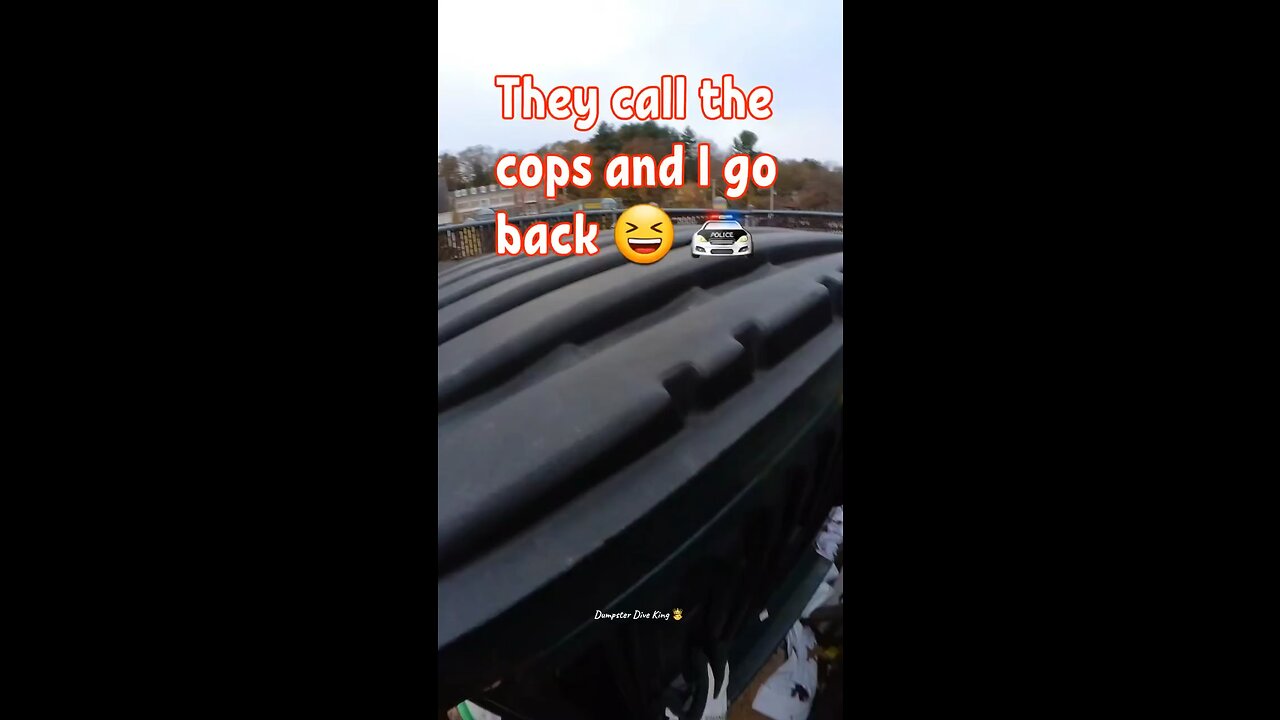 They call the cops dumpter