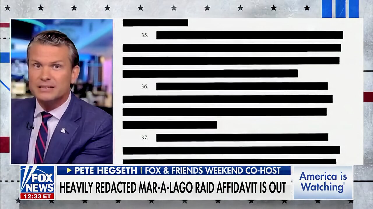 Hegseth: 'There's No Rationalization or Justification' for the Mar-a-Lago Raid Warrant