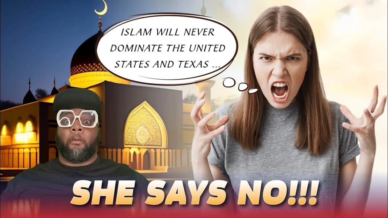 BASED KAREN GOES HARD AT ISLAMIC RALLY! #islam #quran #texas