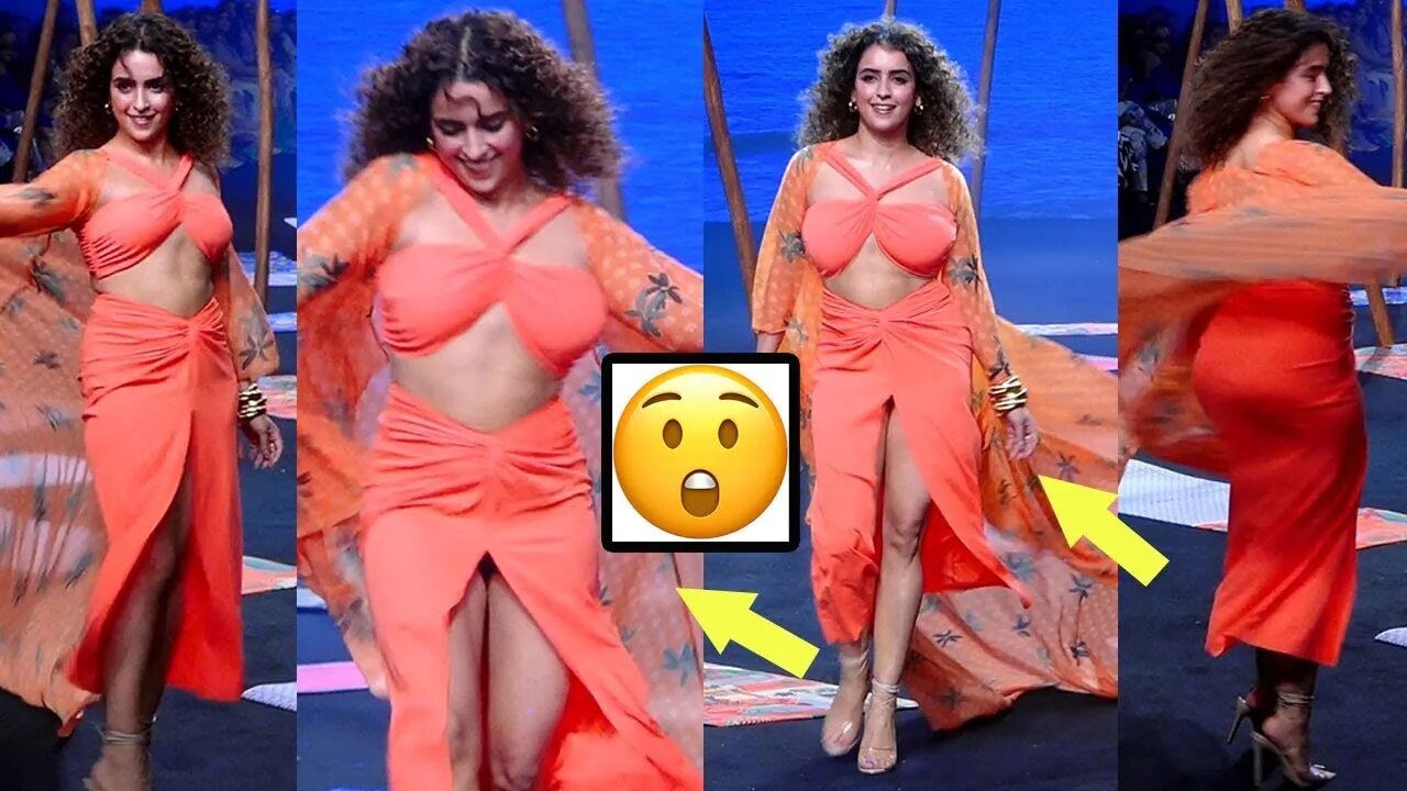 Sanya Malhotra On the Ramp Walk at Lakme Fashion Week 2023 🤩🔥📸