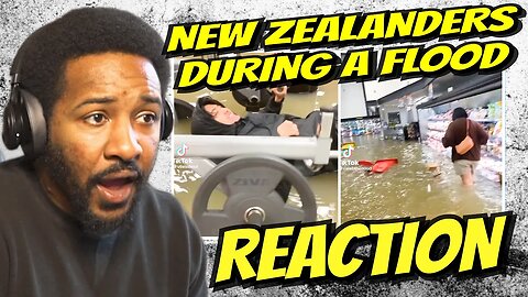 AMERICAN REACTS TO NEW ZEALANDERS DURING A FLOOD TIKTOK COMPILATION!