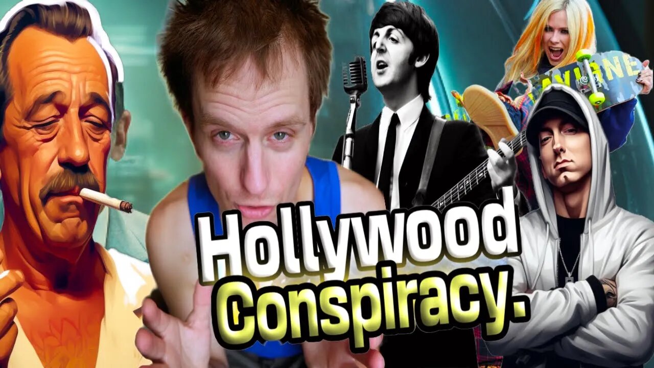 Hollywood conspiracies. Walt Disney Frozen, Eminem's a clone. I guess. I'm a clone.