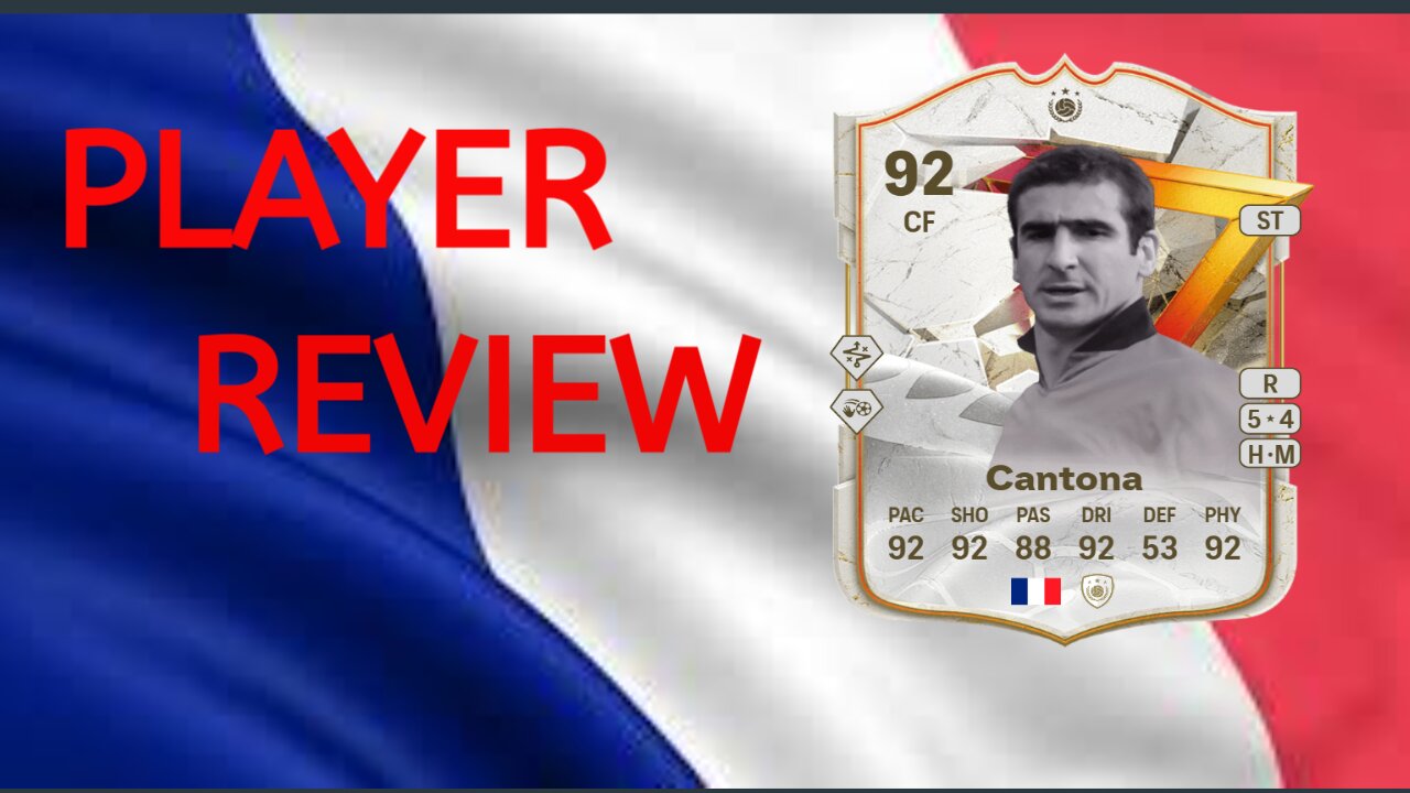 92 GOLAZO ICON CANTONA SBC PLAYER REVIEW EA FC 24 ULTIMATE TEAM