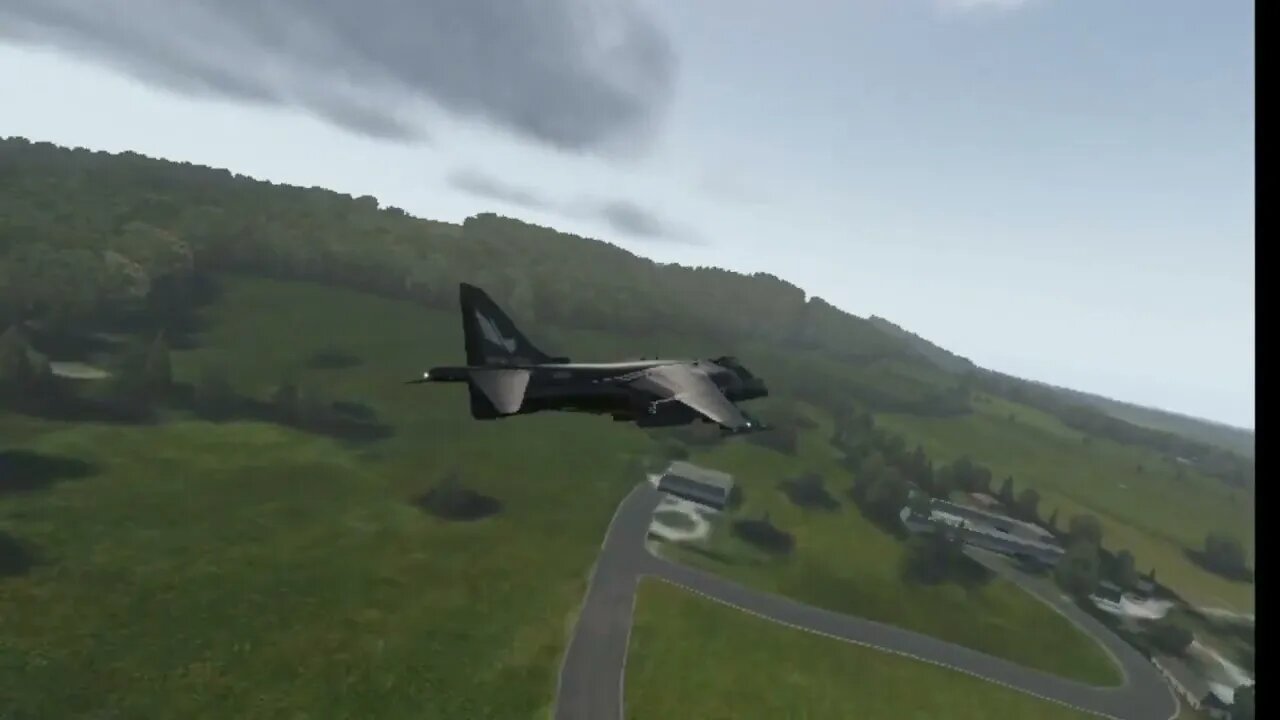 Harrier pilot Graham Hesketh.