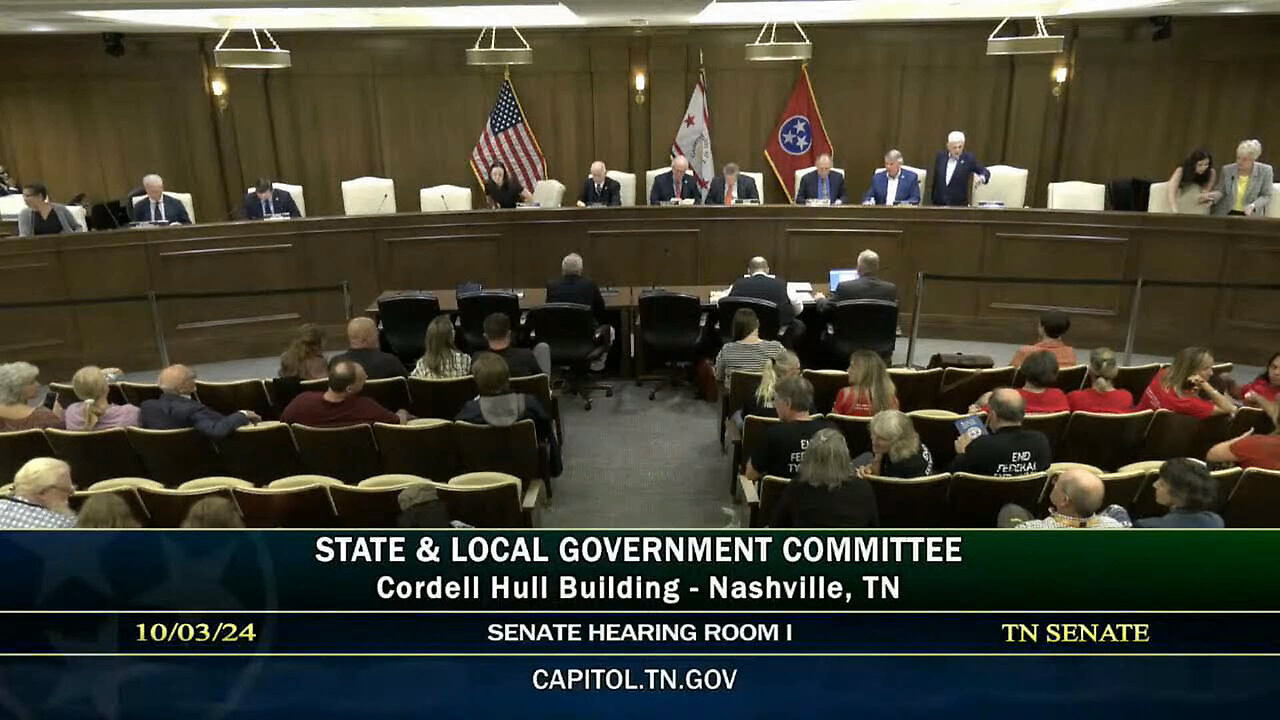 TN Senate Livestream - Jeff Cobble and Joe Wolverton