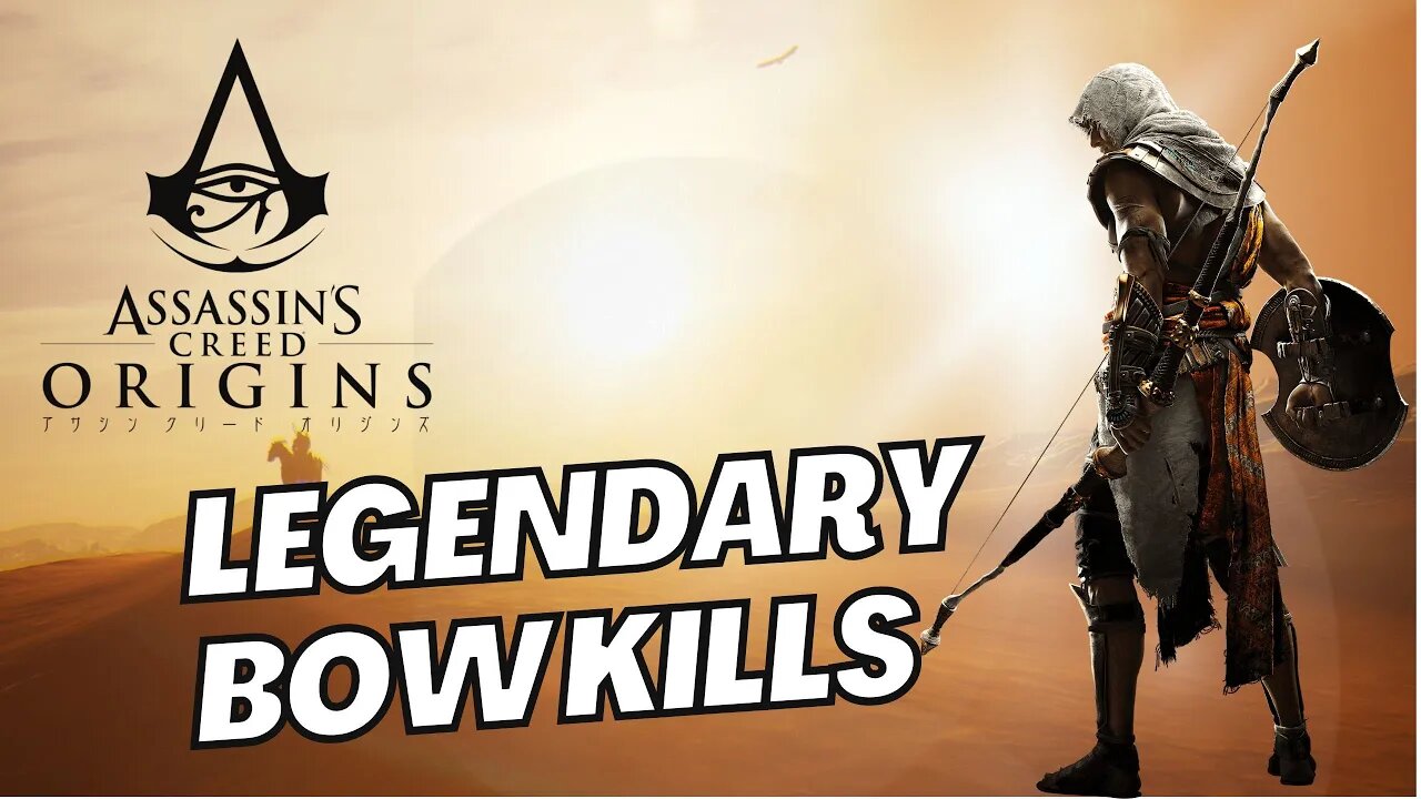 Assassin's Creed Origins Legendary Predator Bow Kills