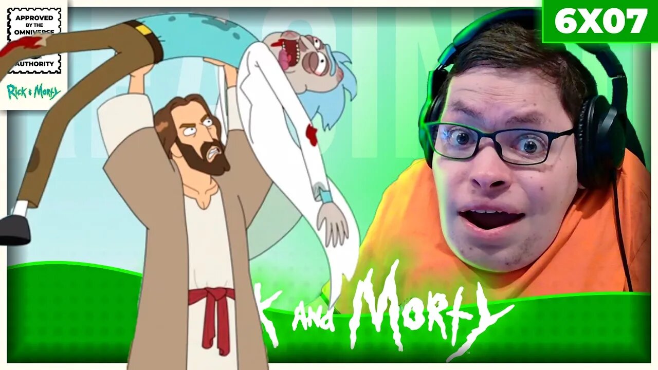FINALMENTE! O RICK ENCONTROU JESUS ! - React Rick & Morty 6x07