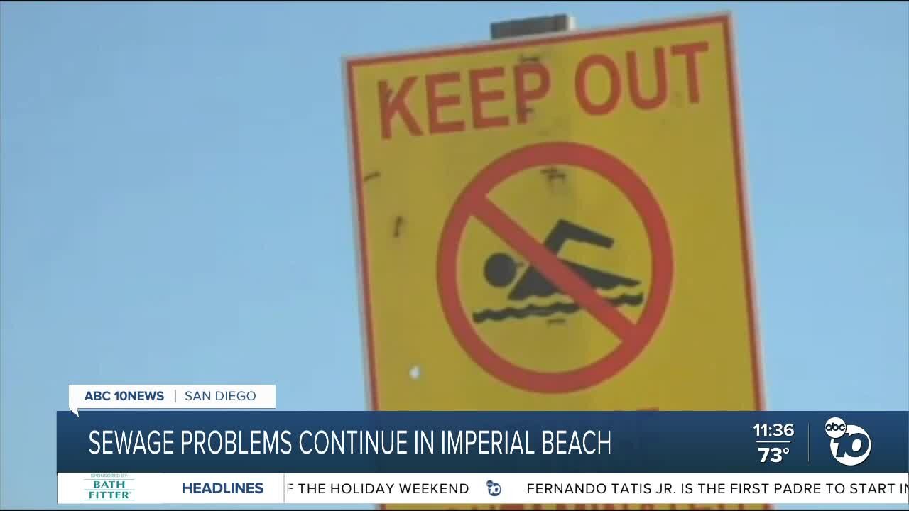 Sewage problems continue in Imperial Beach