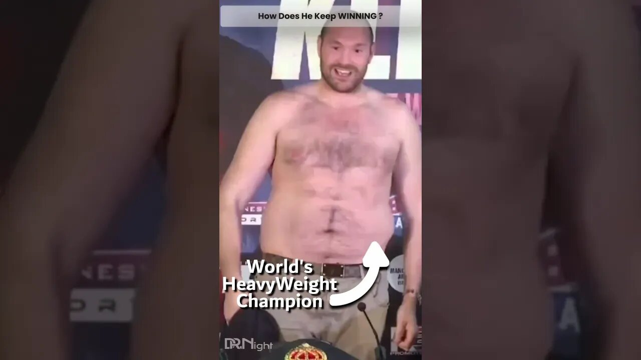 How Tyson Fury Keep WINNING with that BODY ? #tysonfury #francisngannou #shorts