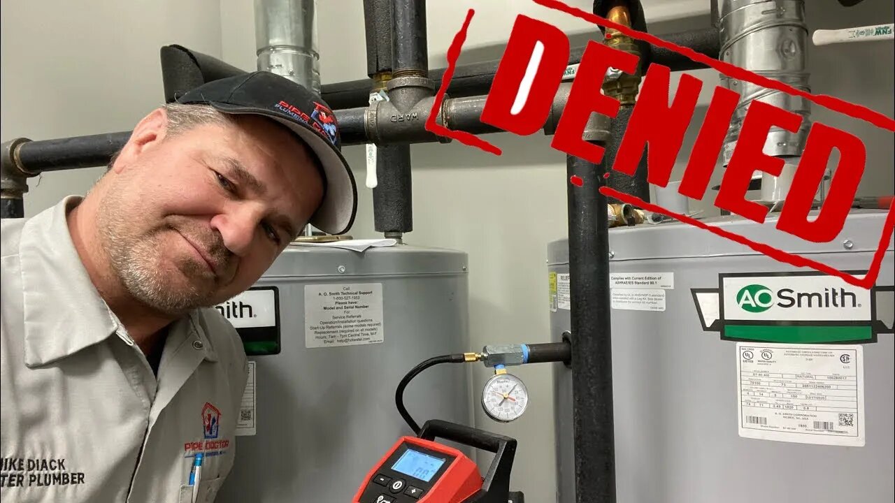 Warranty Claim for Defective Water Heater Leak DENIED Hydrostatic Pressure Test PASSED