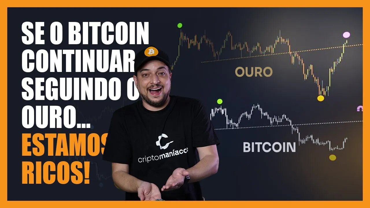 BITCOIN VAI BATER $40.000 SE CONTINUAR SEGUINDO O OURO 🚀