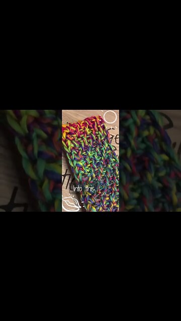 Rainbow Tunisian Crochet Headband Tutorial: Blend Pearl, Simple, and Reverse Stitches w/ Scrap Yarn