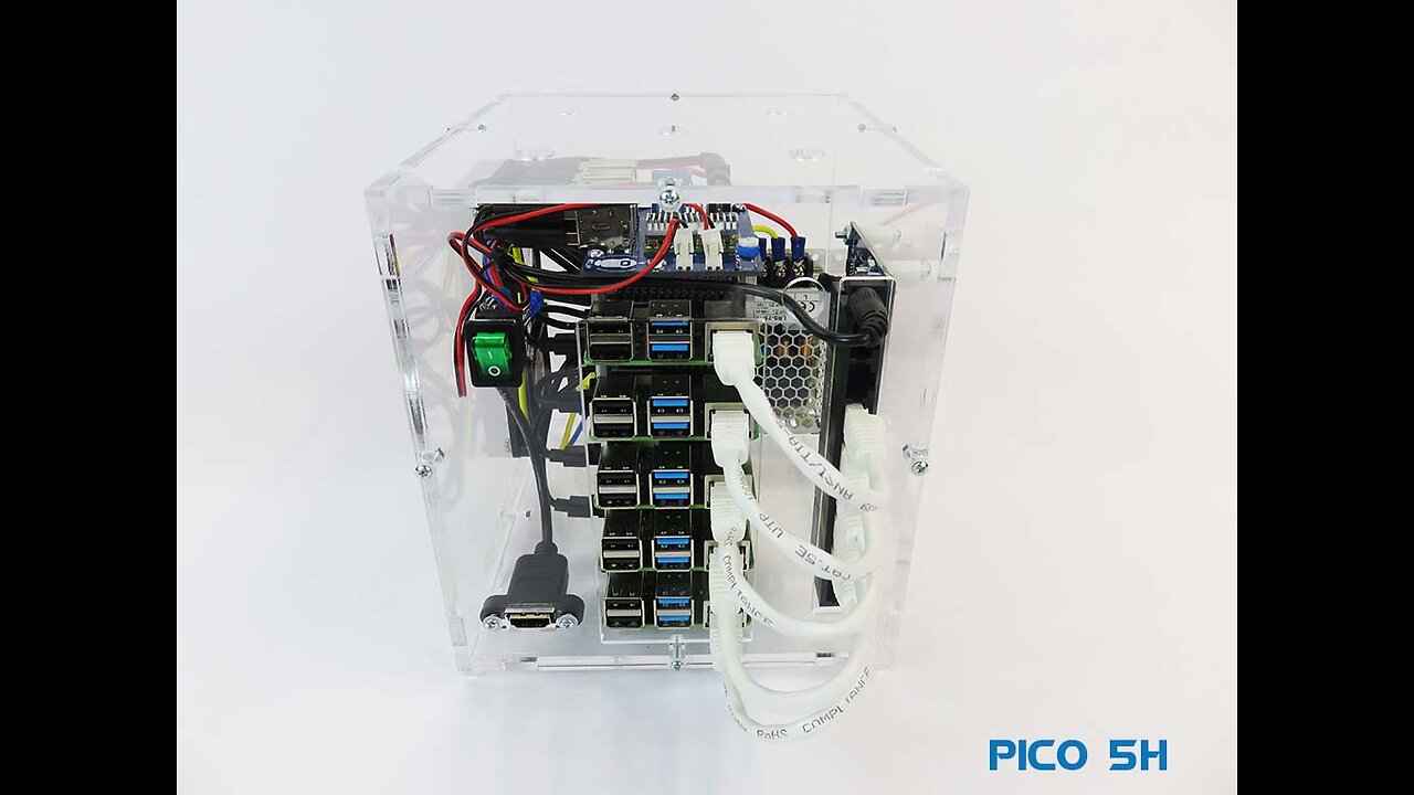 PicoCluster Raspberry PI4 5H Cluster