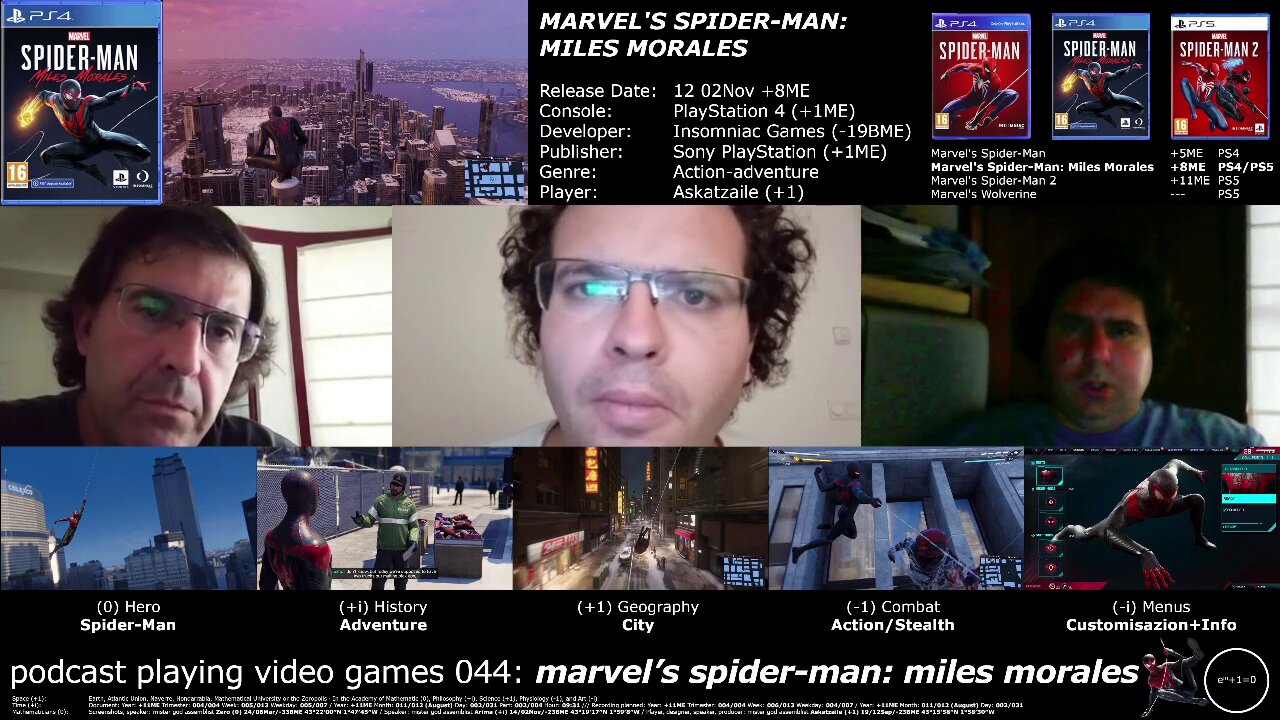 +11 004/004 006/013 002/007 podcast playing video games 044: marvel's spider-man: miles morales