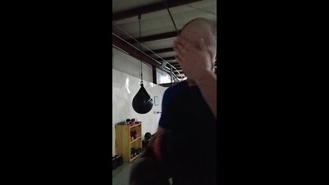 hitting the bag