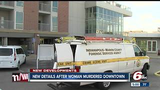 Woman killed in downtown apartment complex along Indianapolis canal