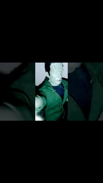 Found color footage of Frankenstein vs The Wolf Man! #frankenstein #wolfman