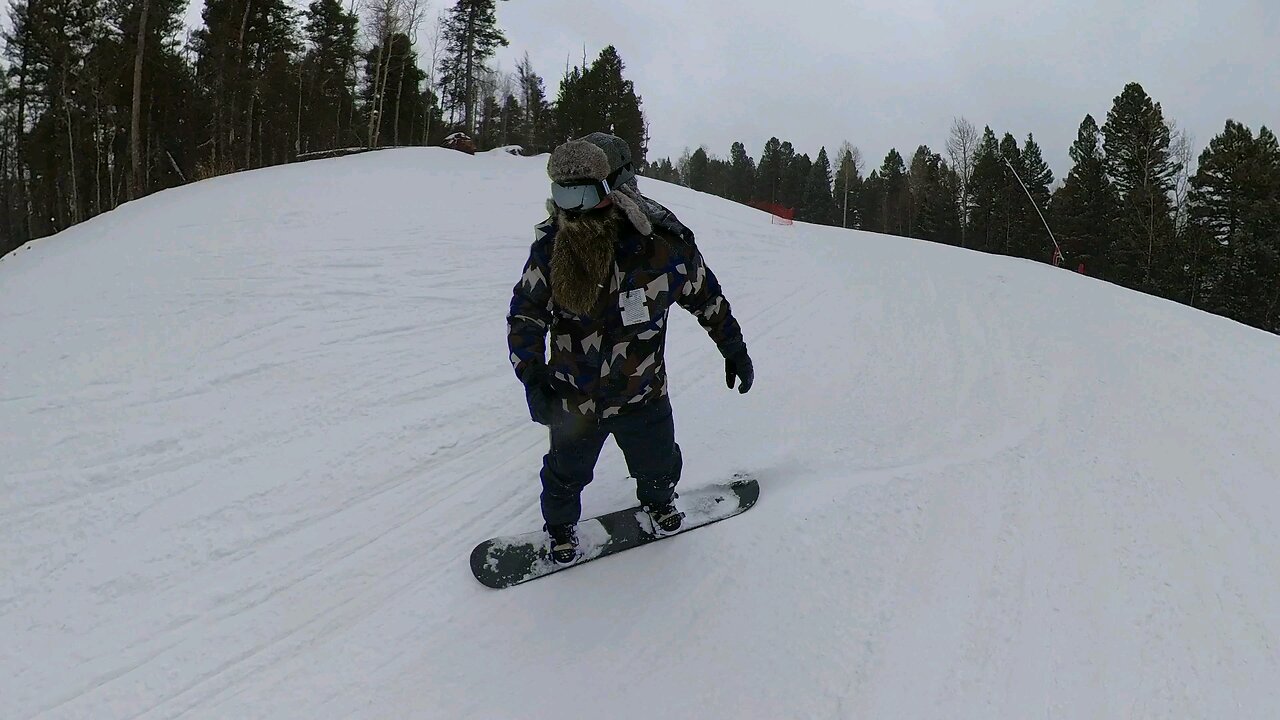 Me snowboarding at Angel Fire, NM