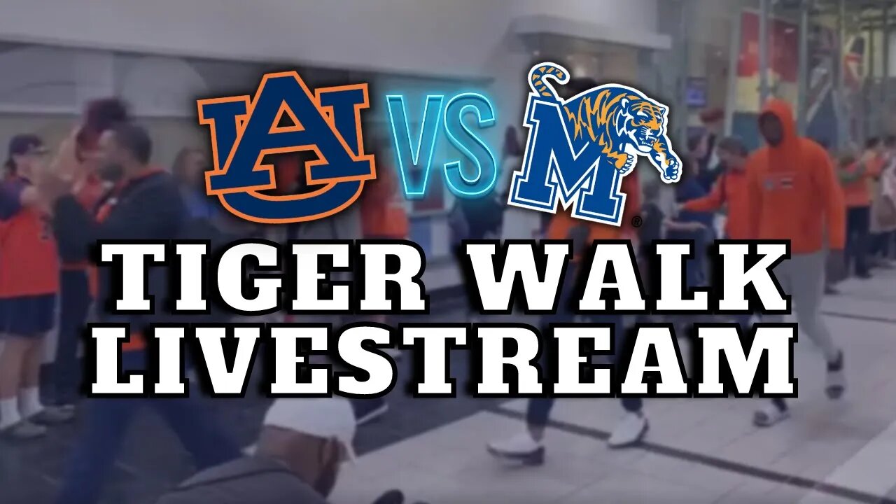 TIGER WALK | Auburn Basketball vs. Memphis at Holiday Hoopsgiving | LIVESTREAM