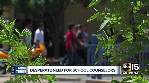 Arizona student counselor crisis: Large deficit of counselors leave students without help