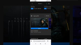 Grátis Jogo Death Stranding - Epic Games