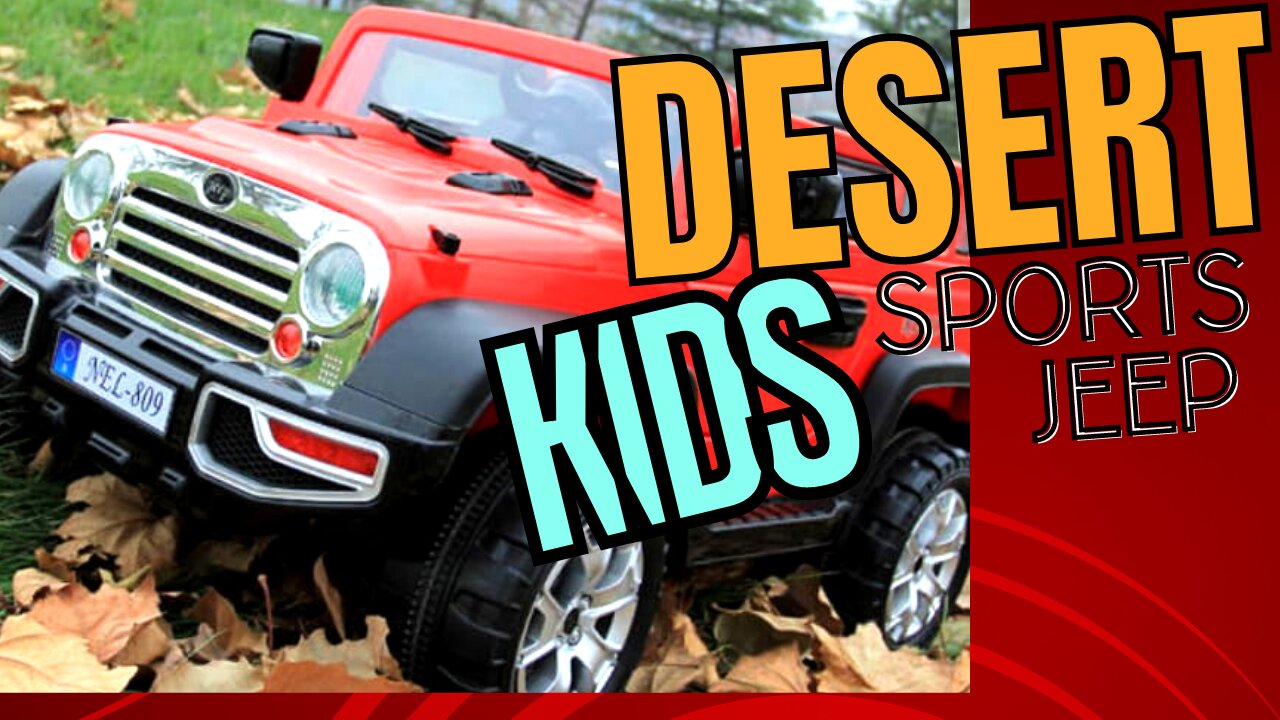 Desert Electric Sports Jeeps for kids | Electric Rechargeable Sports Jeeps for kids