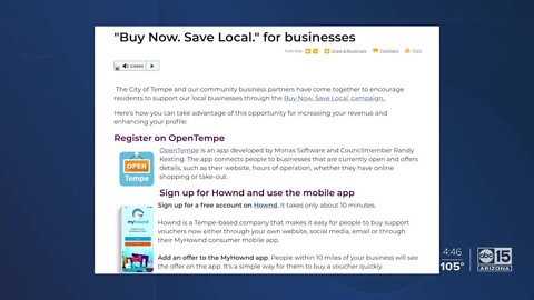 Tempe looks to save businesses with 'Buy Now. Save Local' campaign