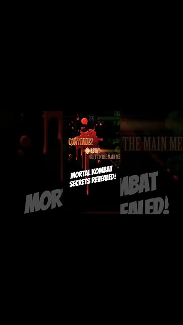 Mortal Kombat's BIGGEST Secret Revealed #mortalkombat