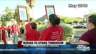 Tucson nurses to hold 1-day strike at St. Joseph's, St. Mary's Hospitals