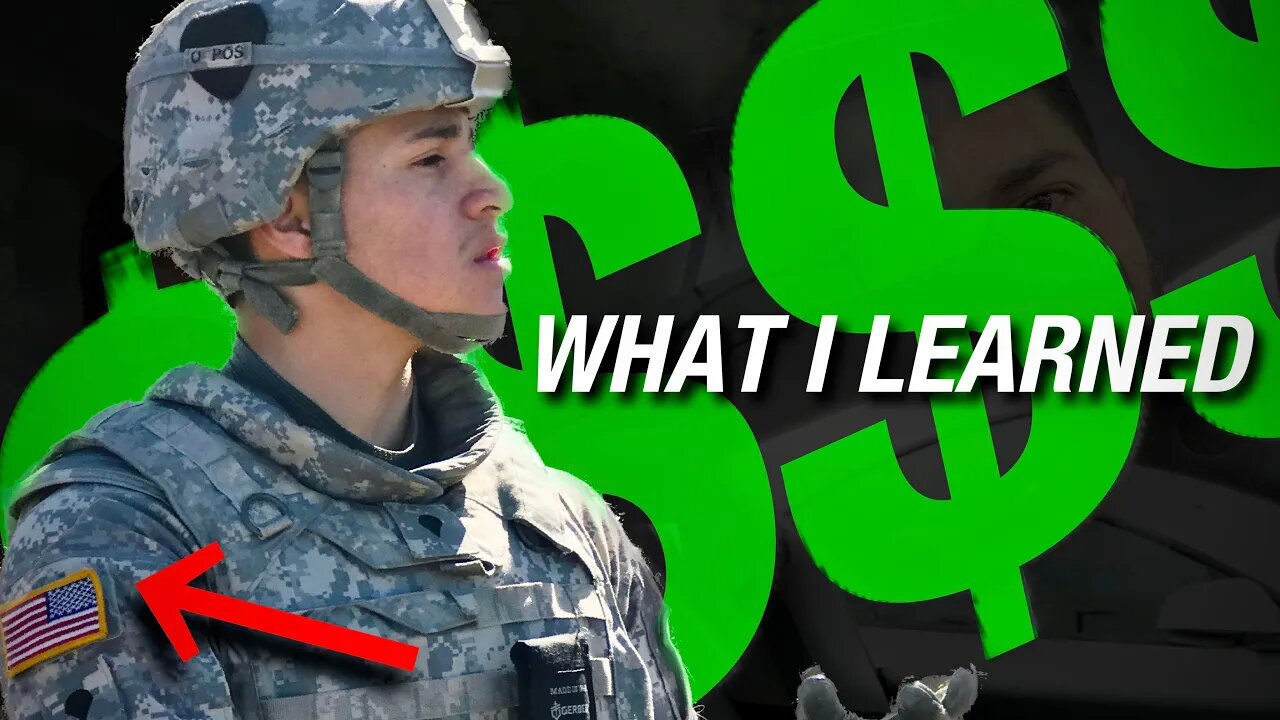 WHAT I LEARNED IN THE MILITARY ABOUT $$!!
