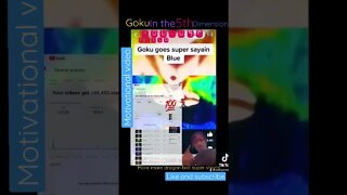 #goku ENTERS the 5th dimension motivational #shorts