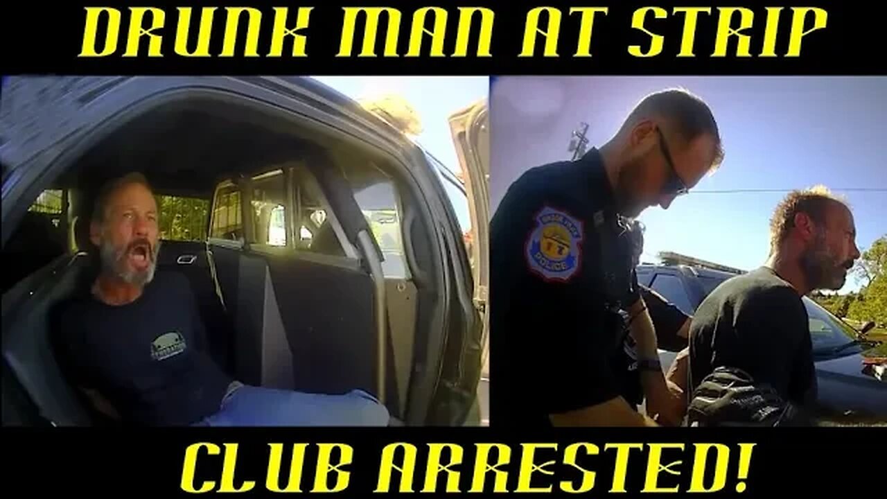 Drunk Man Denied entry to Gentleman's Club & Arrested on Warrants!