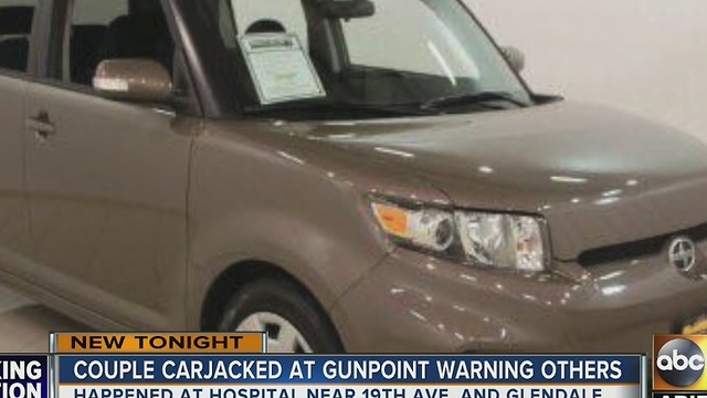 Couple carjacked at gunpoint warning others about their experience