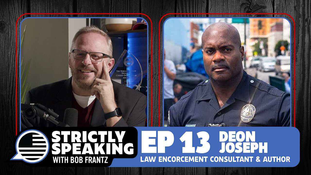 Black Cop Drops TRUTH BOMB on Kamala! OFFICER DEON JOSEPH on Strictly Speaking - Ep. 13