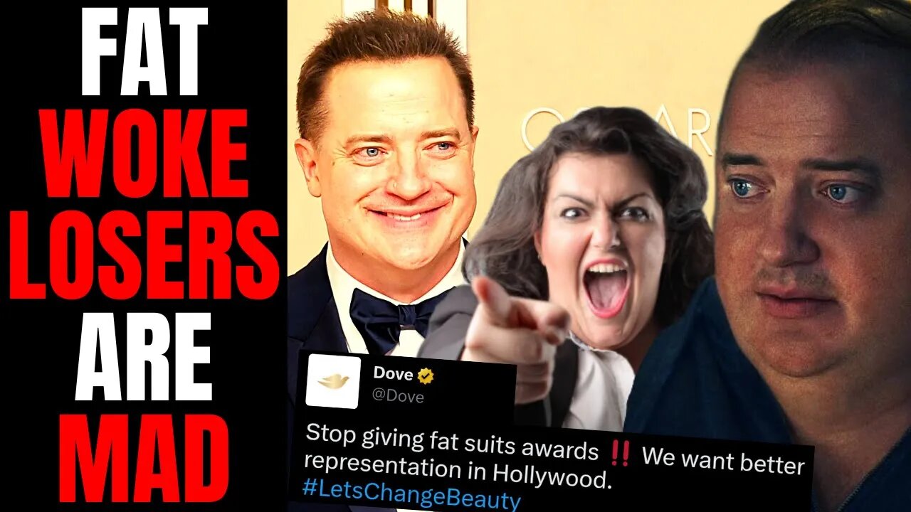 Brendan Fraser Gets ATTACKED By Woke Company Dove And Fat Activists After Oscars Win In 'The Whale"