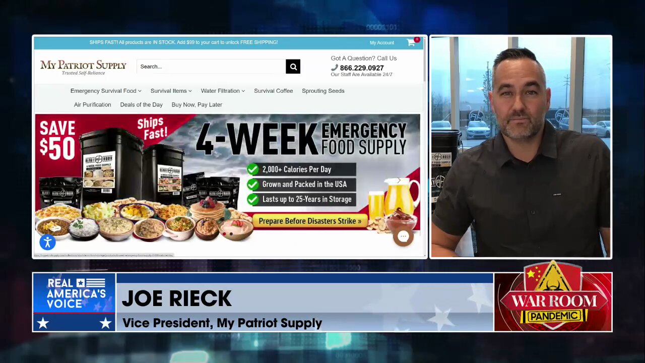 My Patriot Supply Provides Long-Term Emergency Food Storage