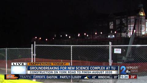 Groundbreaking for new science building at Towson University