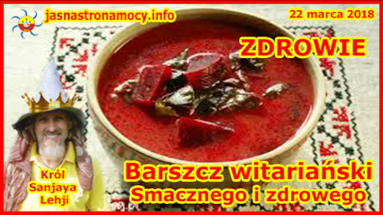 ZDROWIE Barszcz witariański Smacznego i zdrowego