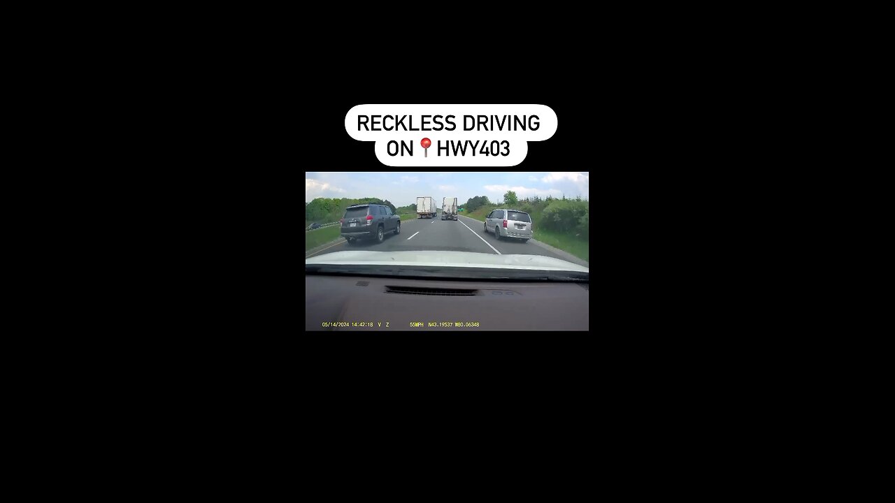 Dangerous Driving On Highway 403