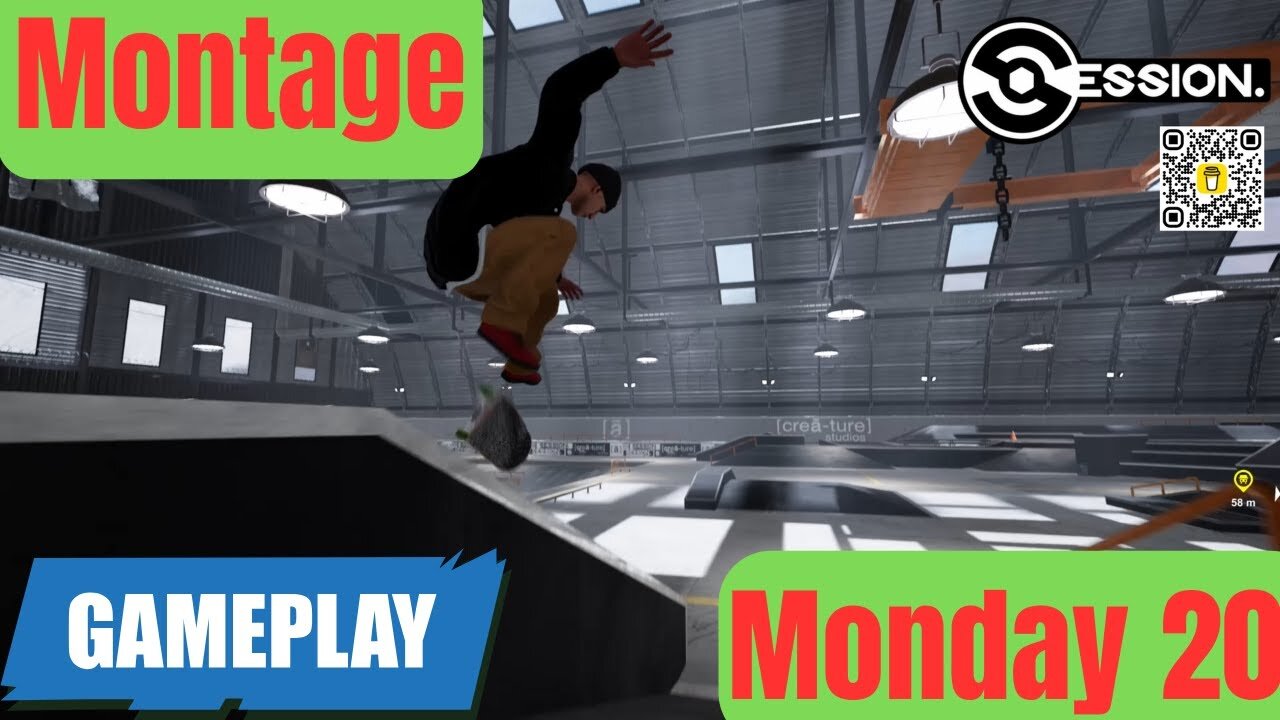 20 Session Skate Sim 4K Gameplay Montage Monday