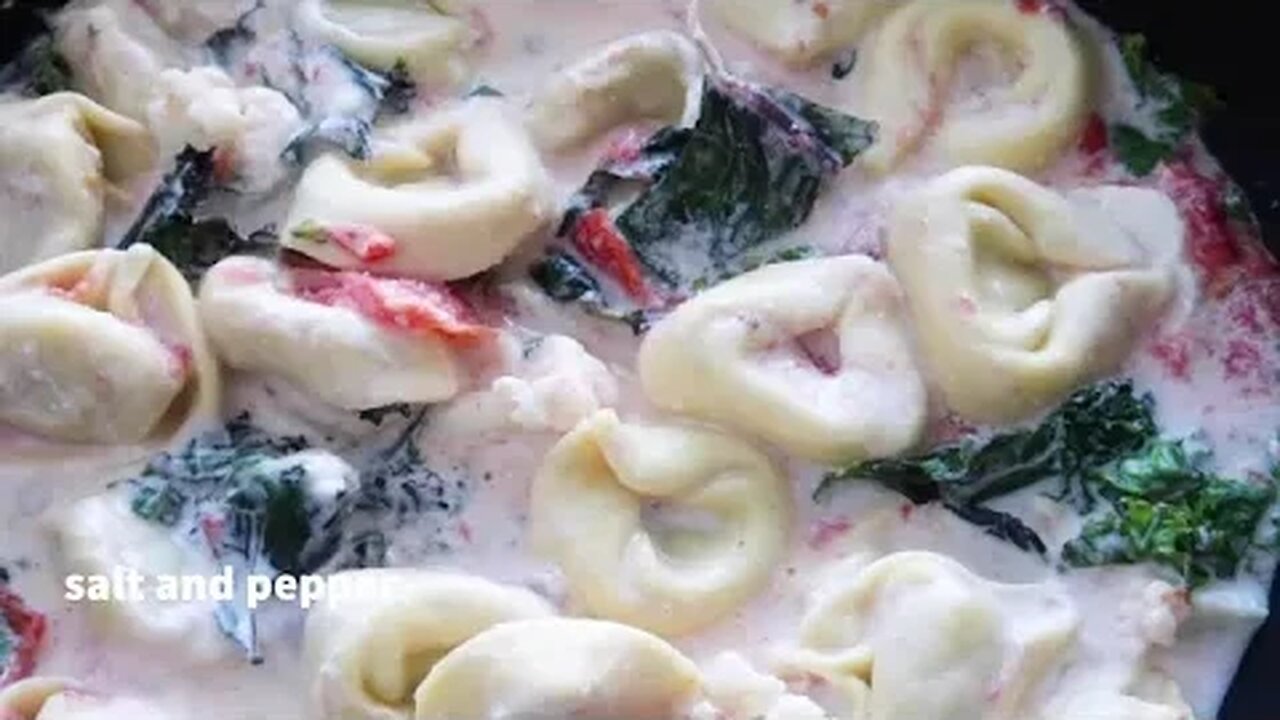 Creamy Tortellini With Cream Cheese