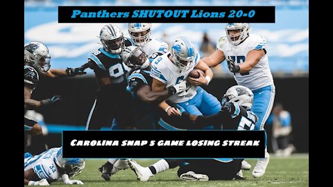 Panther Prowl Review Week 11: Panthers SHUTOUT Lions!!