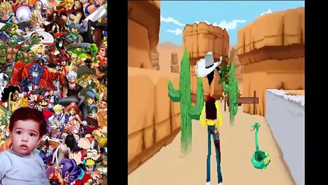 Gameplay RetroGame Lucky Luke Western Fever do Sony Playstation One