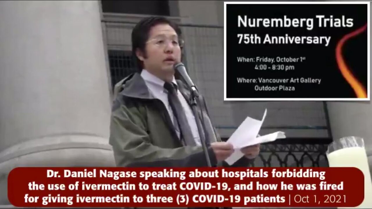 Dr.Daniel Nagase speaking about hospitals forbidding the use of IVERMECTIN