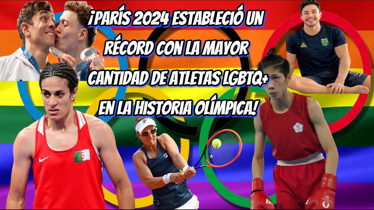 ¡París 2024 estableció un récord con la mayor cantidad de atletas LGBTQ+ en la historia olímpica!