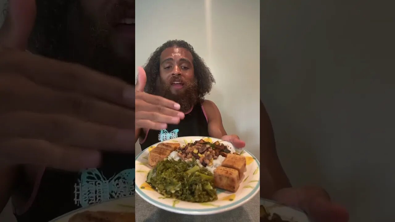 plant Based Soul food fried tofu Feast Live with Rock Mercury on tiktok