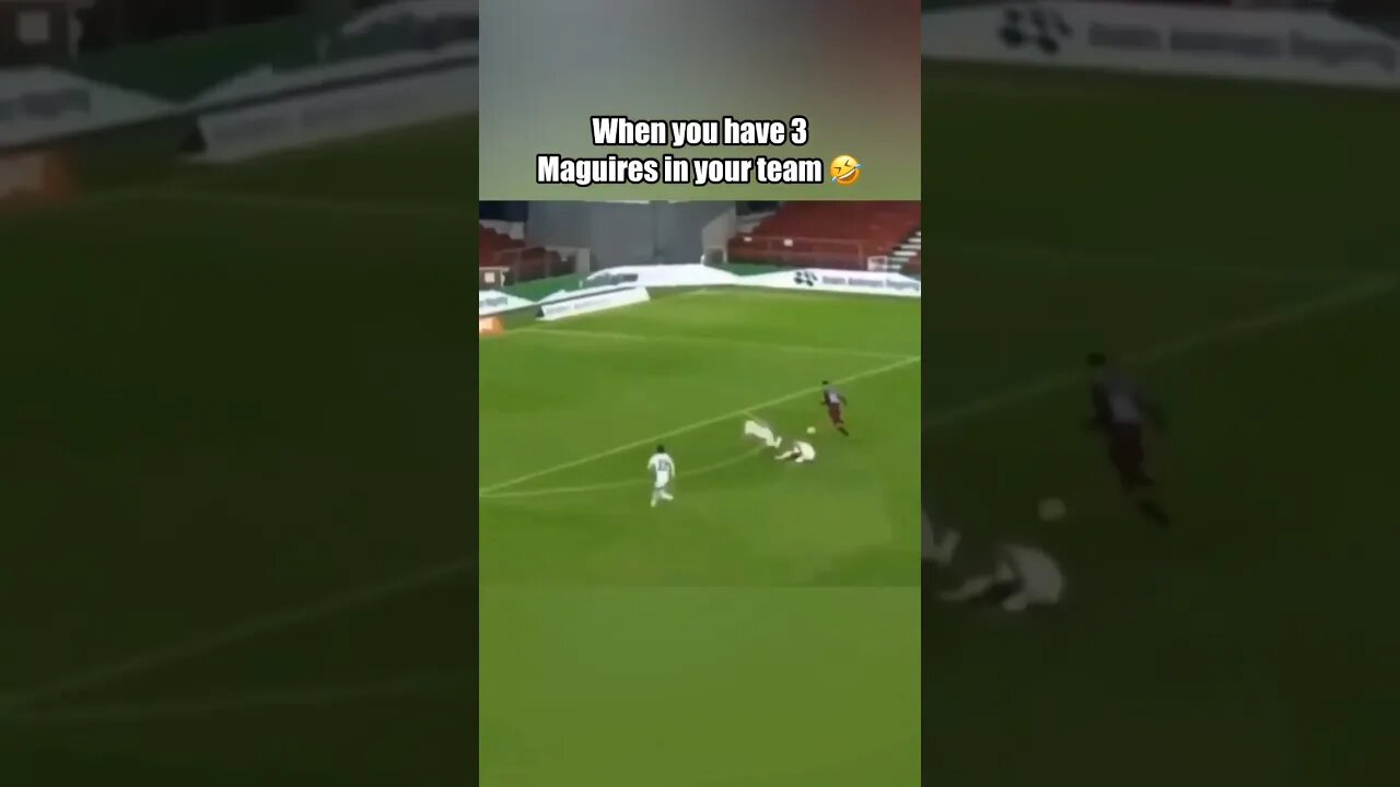 Maguires doing the Maguire work 😂😂😂💔 #shorts #short #soccer #football #subscribe #viral #lol